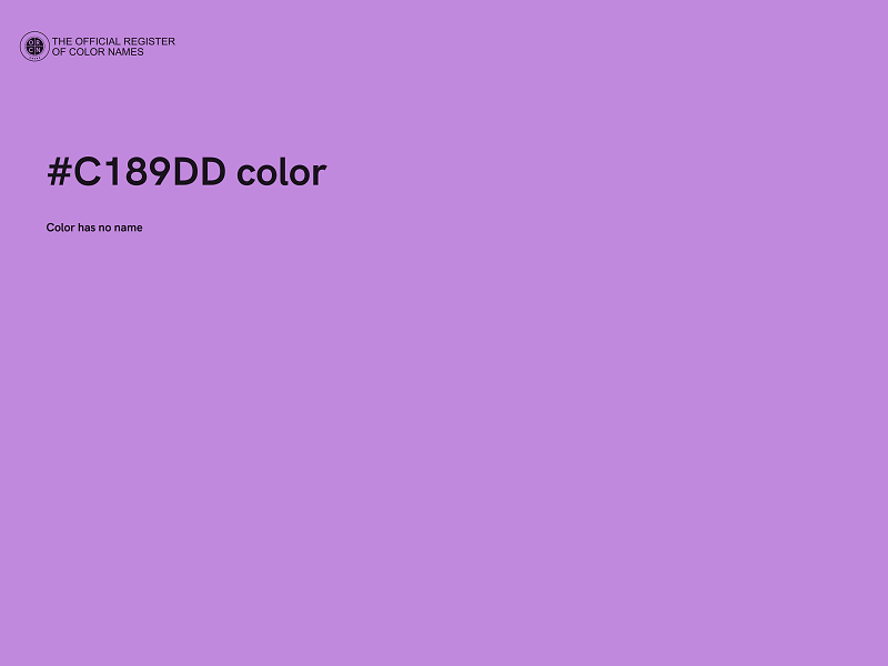 #C189DD color image