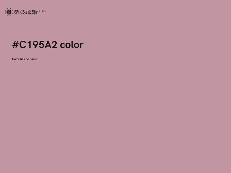 #C195A2 color image