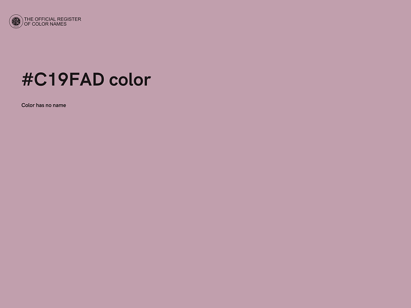 #C19FAD color image