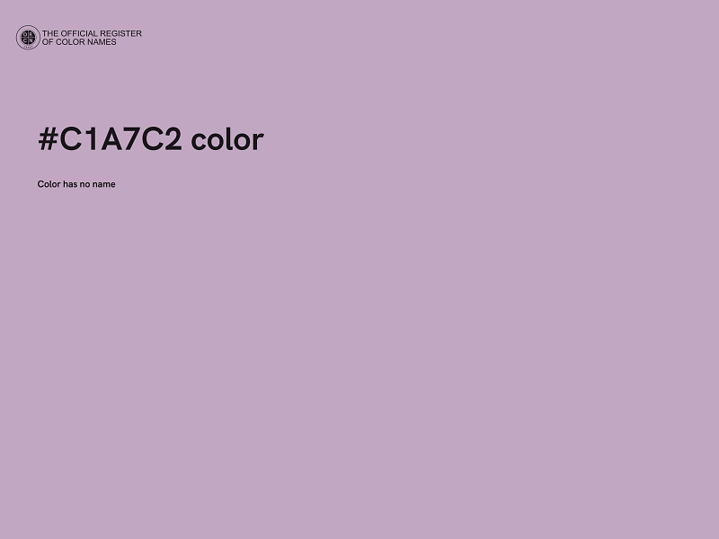 #C1A7C2 color image