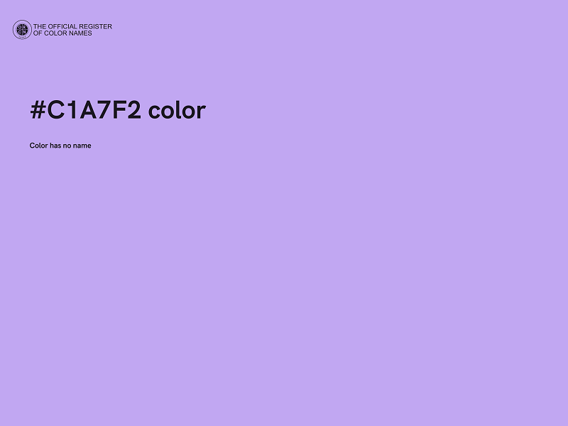 #C1A7F2 color image