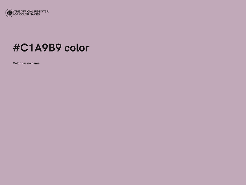 #C1A9B9 color image