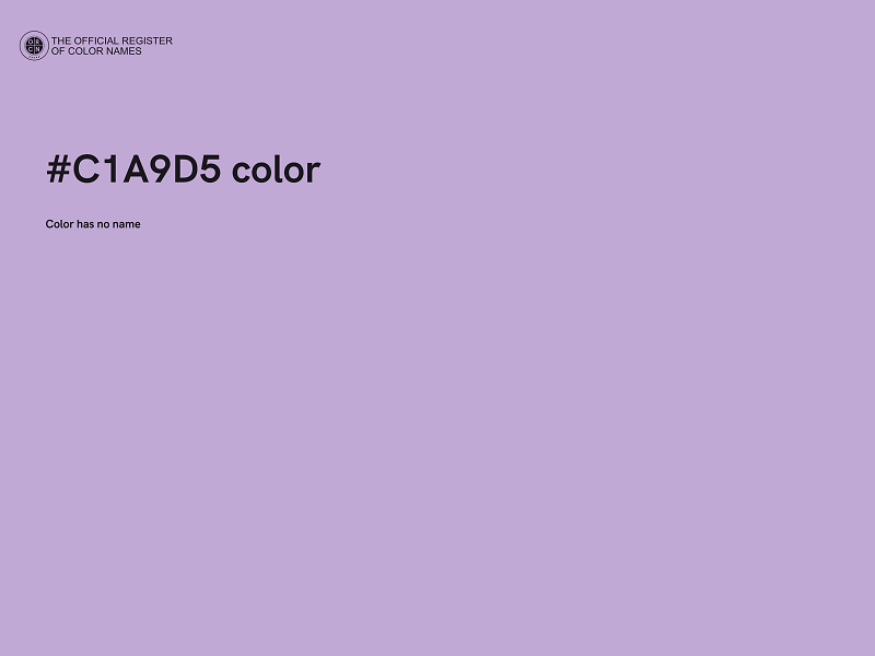 #C1A9D5 color image