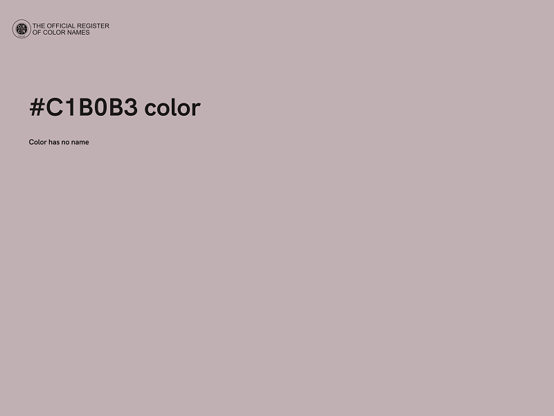 #C1B0B3 color image