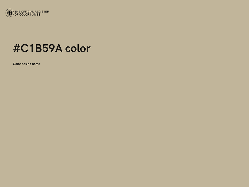 #C1B59A color image