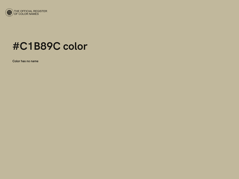 #C1B89C color image