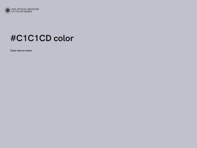 #C1C1CD color image