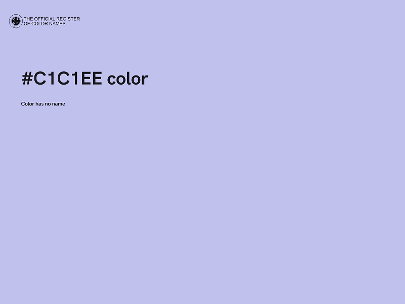 #C1C1EE color image