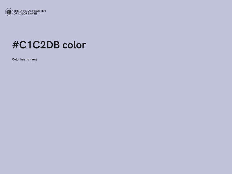 #C1C2DB color image