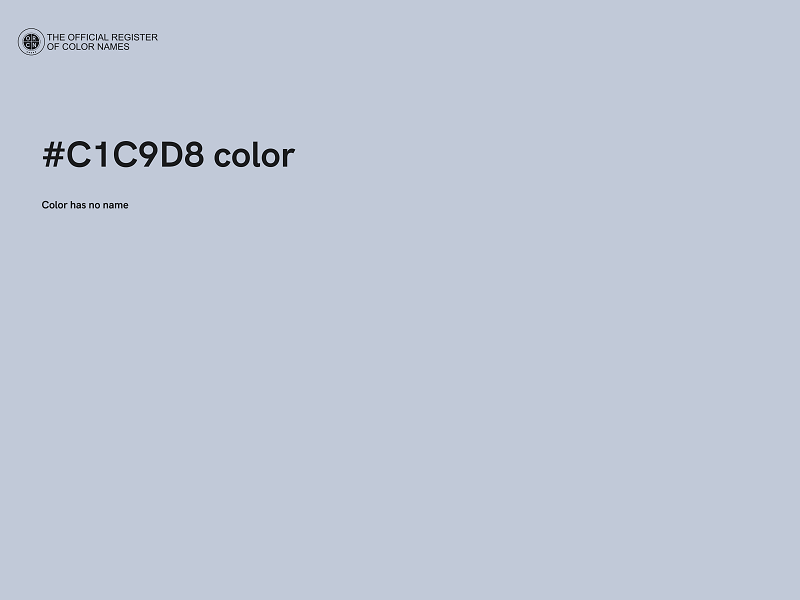 #C1C9D8 color image