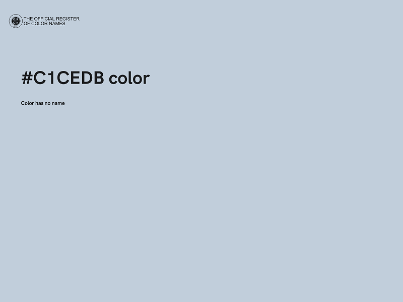 #C1CEDB color image