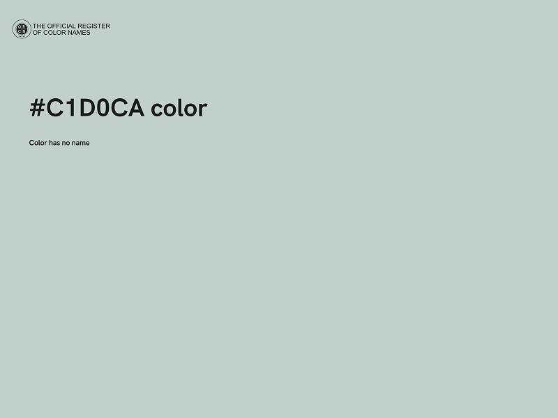 #C1D0CA color image