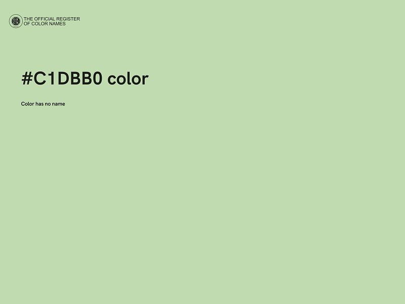 #C1DBB0 color image