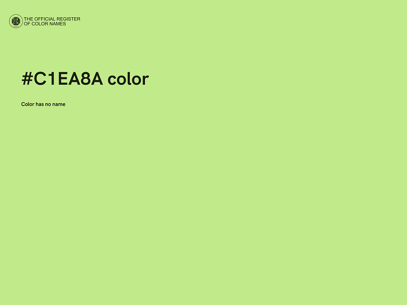 #C1EA8A color image