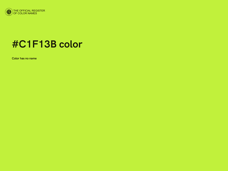 #C1F13B color image