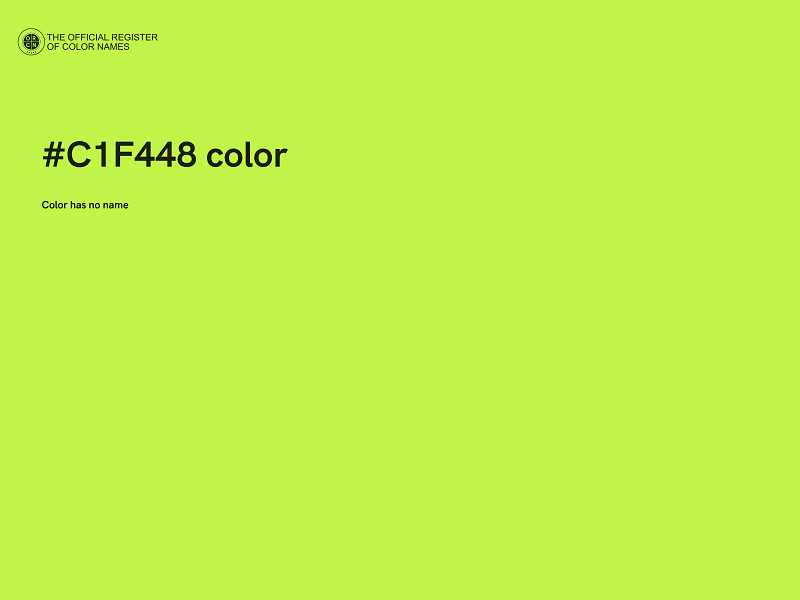 #C1F448 color image