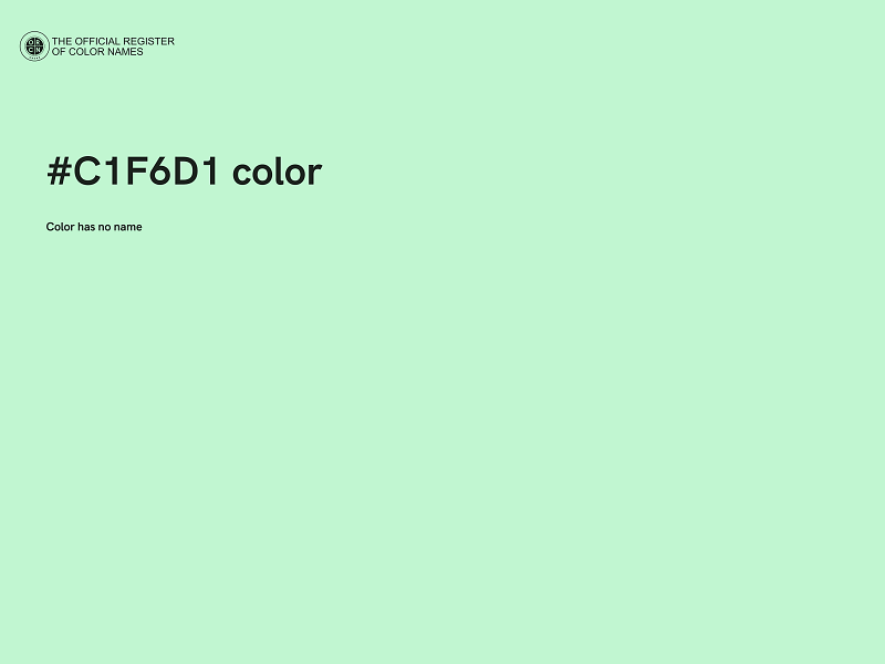 #C1F6D1 color image