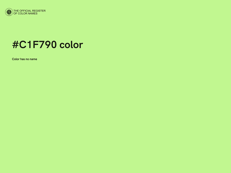 #C1F790 color image