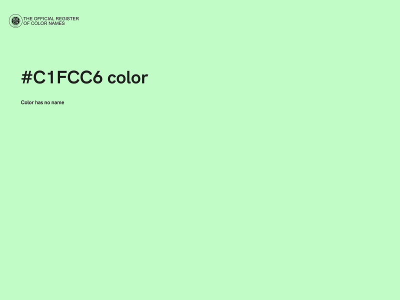 #C1FCC6 color image