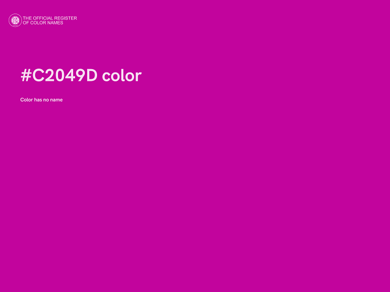 #C2049D color image