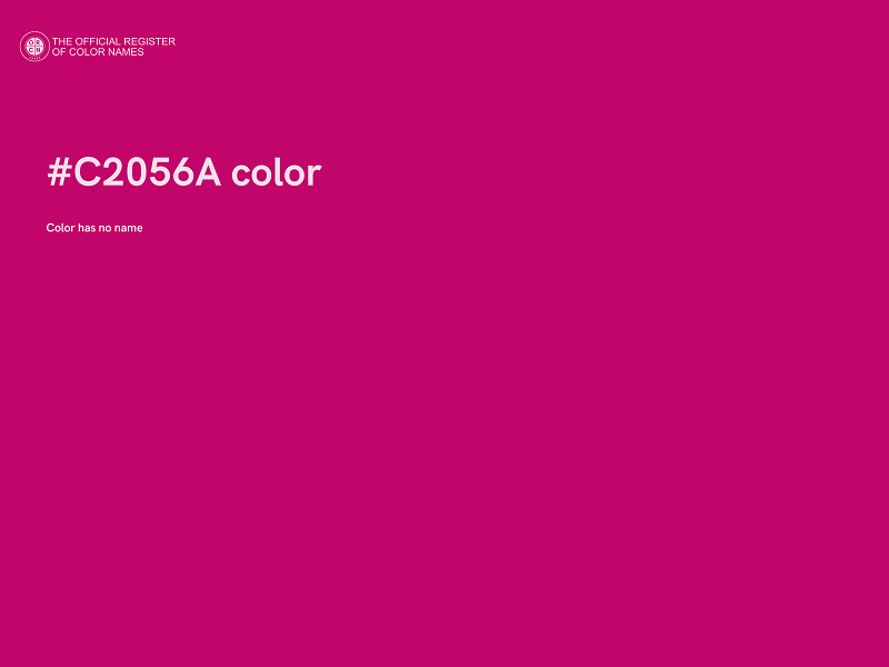 #C2056A color image