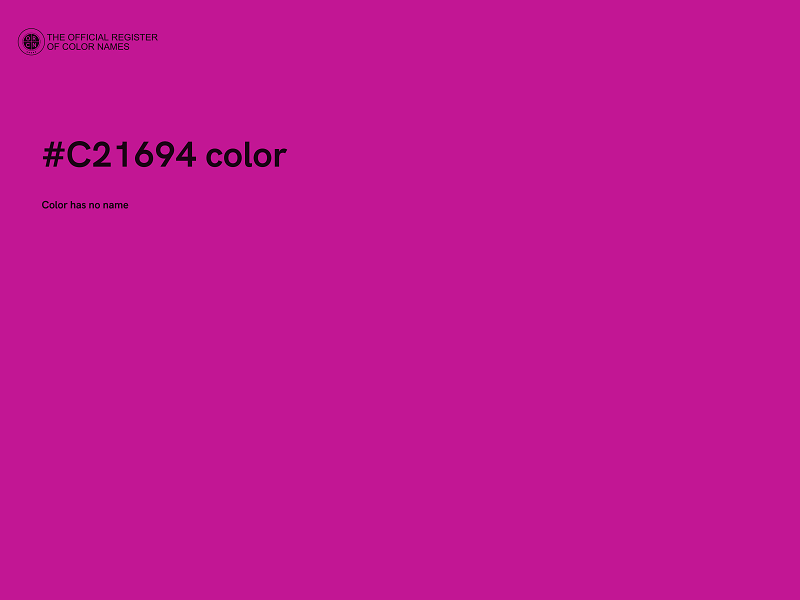 #C21694 color image