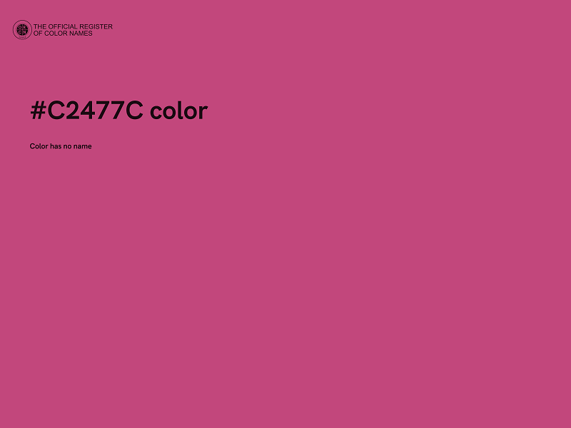 #C2477C color image