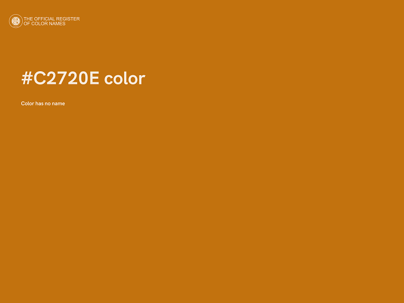 #C2720E color image