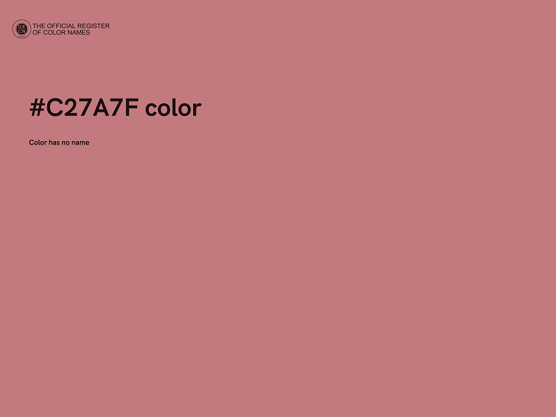 #C27A7F color image