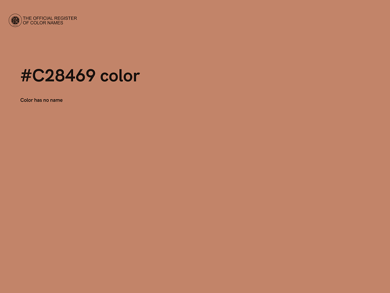 #C28469 color image