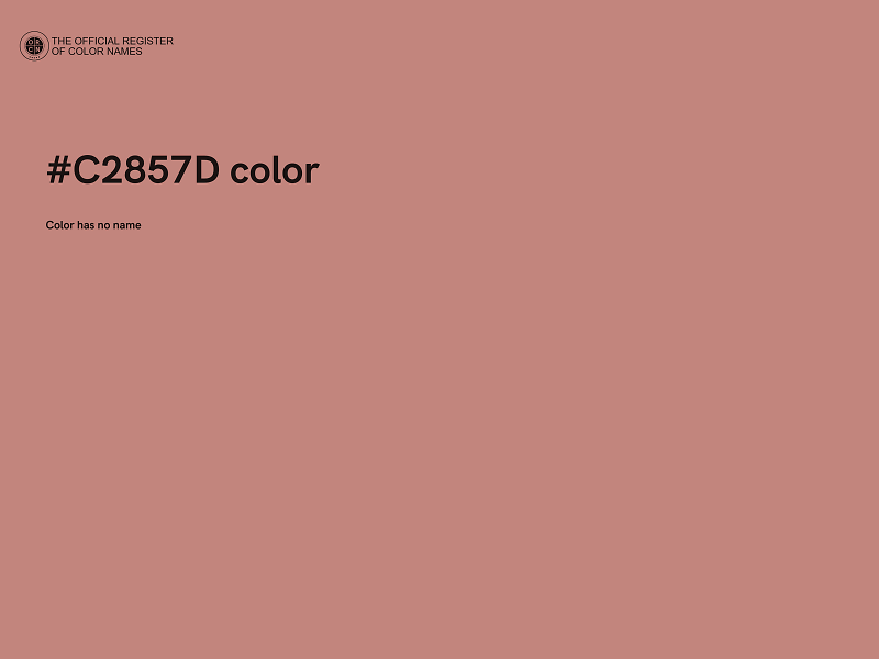 #C2857D color image