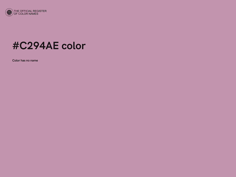 #C294AE color image