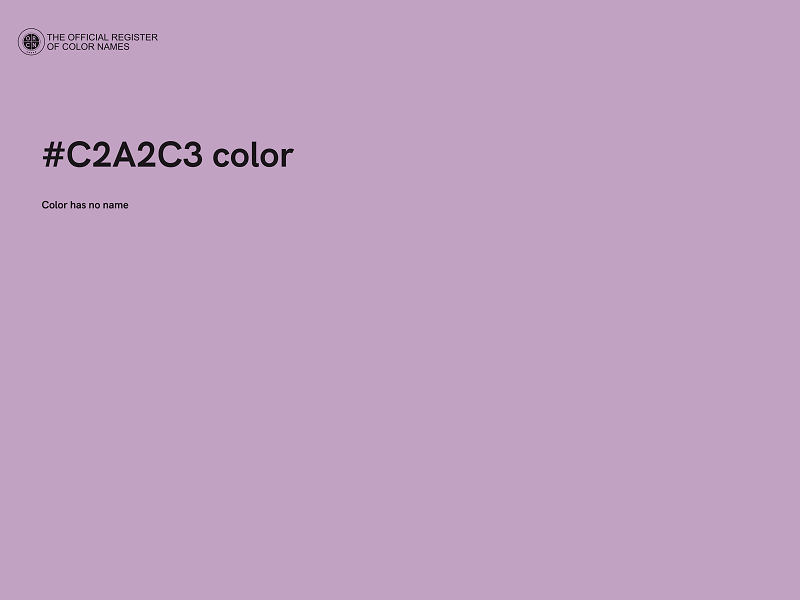 #C2A2C3 color image