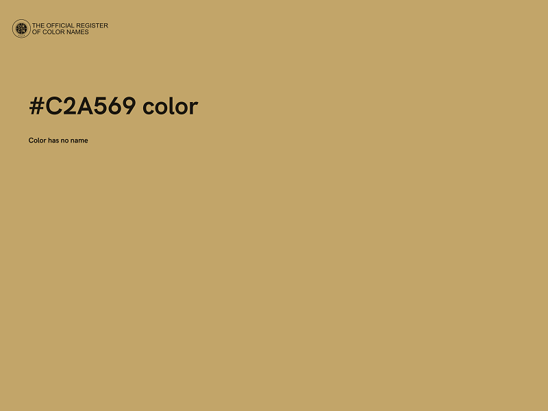 #C2A569 color image