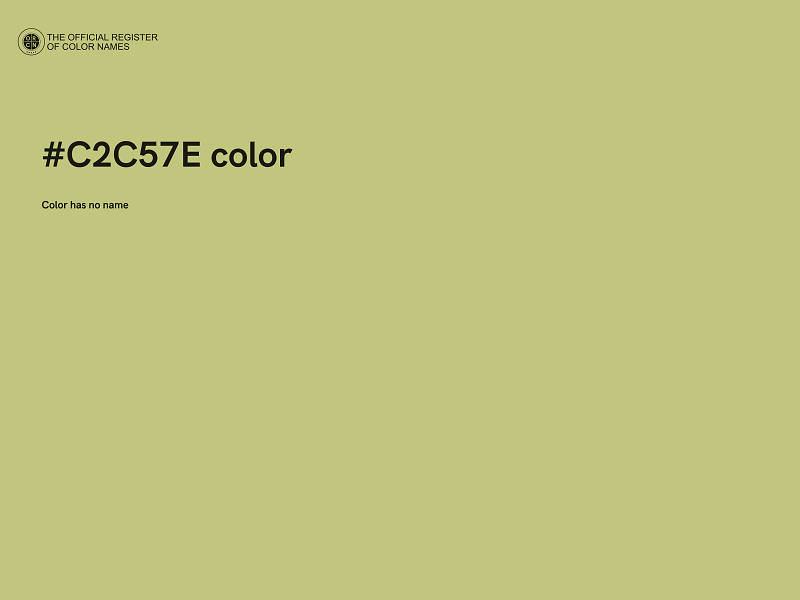 #C2C57E color image