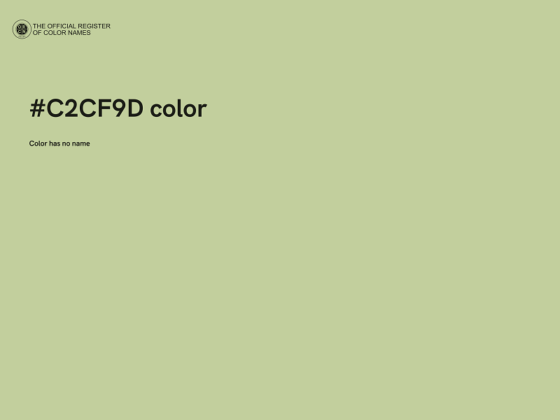 #C2CF9D color image