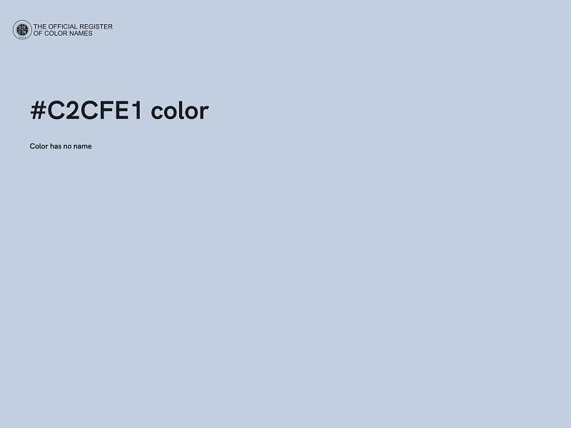 #C2CFE1 color image