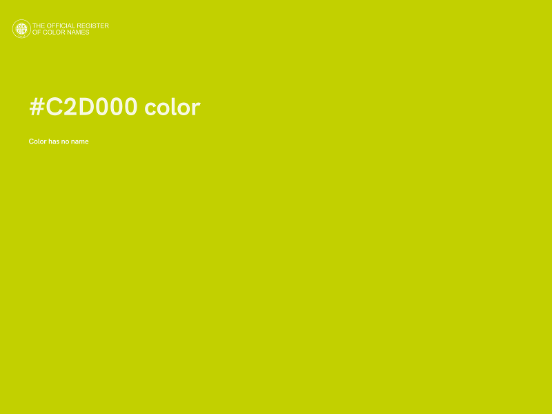 #C2D000 color image