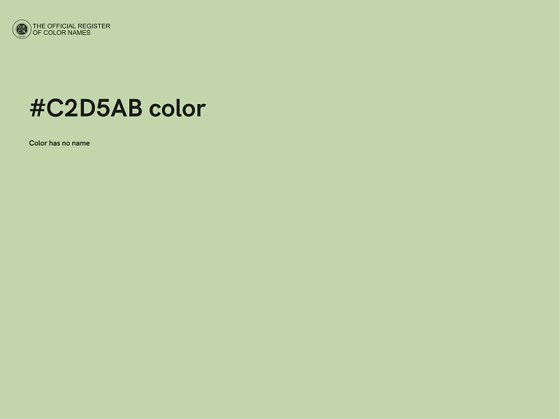 #C2D5AB color image