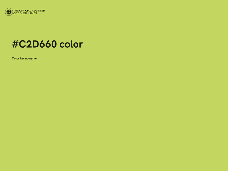 #C2D660 color image