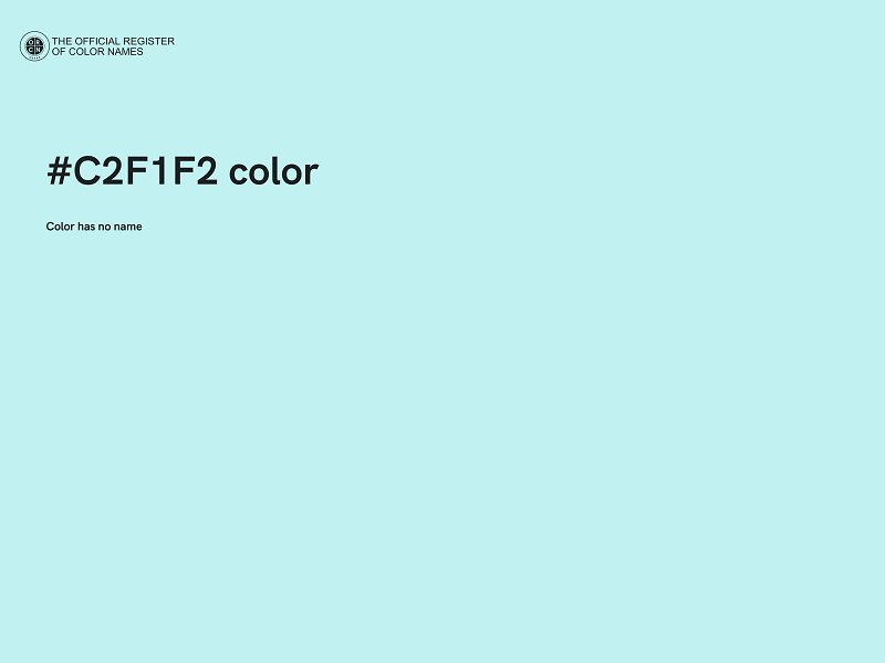 #C2F1F2 color image