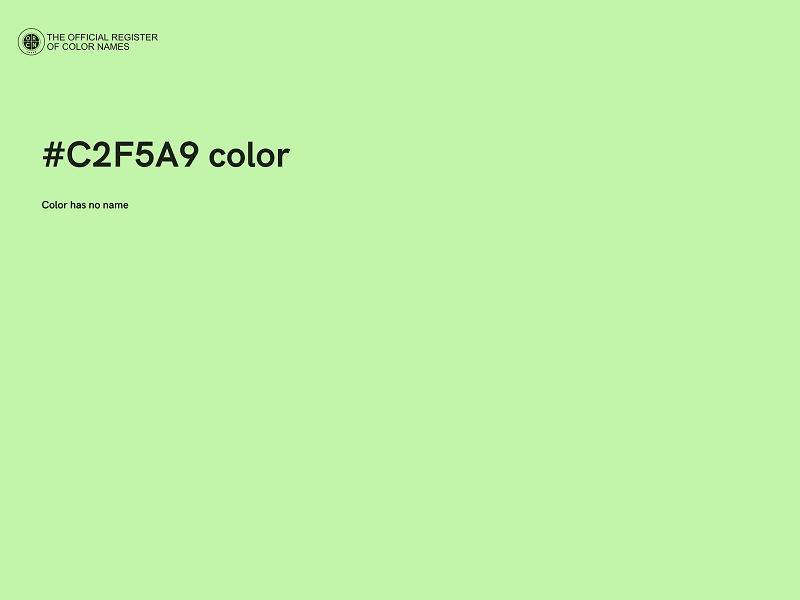 #C2F5A9 color image