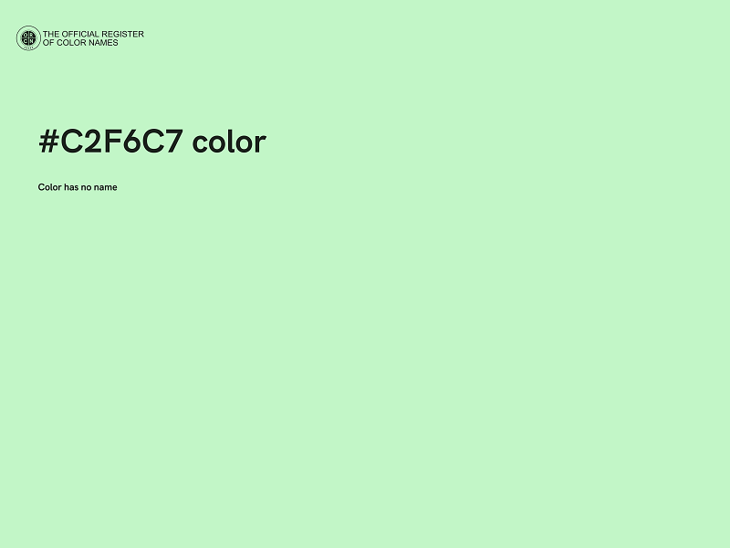 #C2F6C7 color image