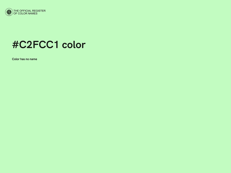 #C2FCC1 color image