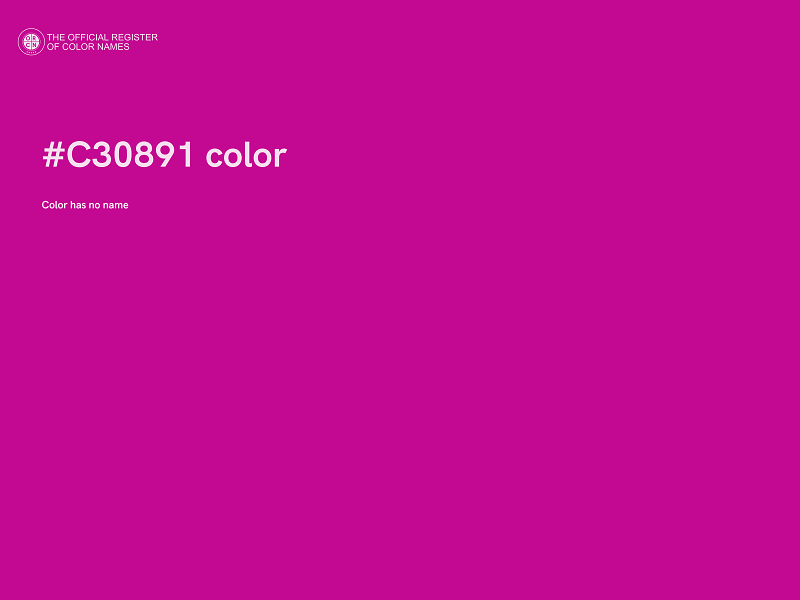 #C30891 color image