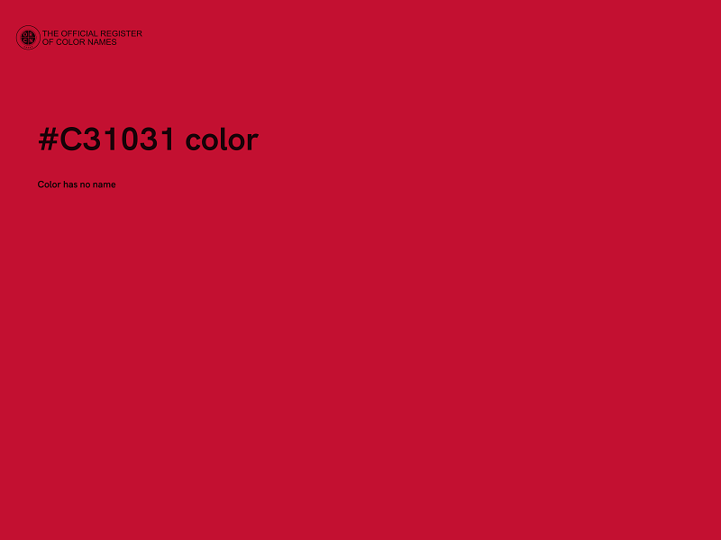 #C31031 color image