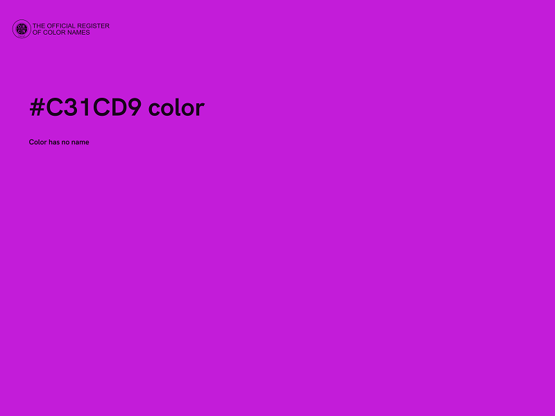 #C31CD9 color image