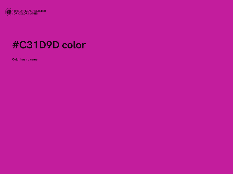 #C31D9D color image