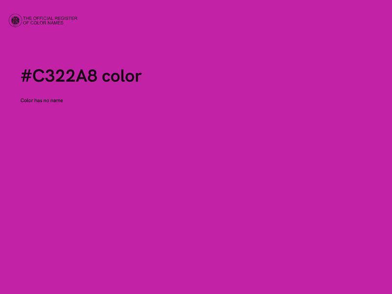 #C322A8 color image