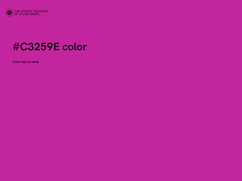 #C3259E color image